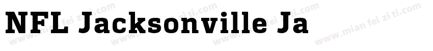 NFL Jacksonville Ja字体转换